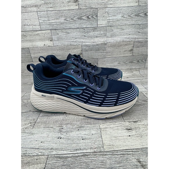 Skechers GOrun Max Cushioning Women's Navy Running Shoes Size 8.5 - Picture 12 of 13